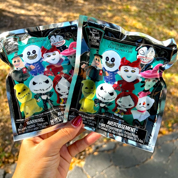 PICK ONE Nightmare Before Christmas Plush Bag Clip ONE BLIND BAG NWT SEALED - Picture 1 of 3